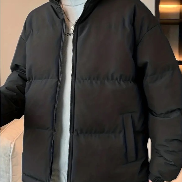 Black Puffer Jacket - Picture 3 of 7